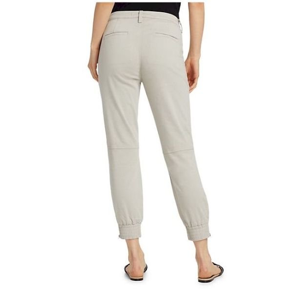 Sateen Zip Ankle Joggers